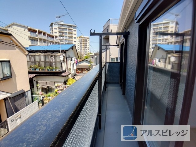 新築/立川市砂川町２丁目のバルコニー|陽当たり良好なバルコニーです