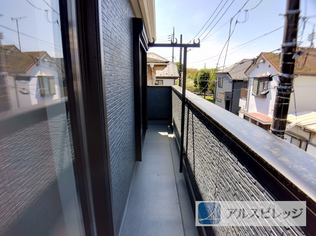 新築/立川市砂川町２丁目のバルコニー|外からの目が気にならないバルコニーで洗濯物が干せます