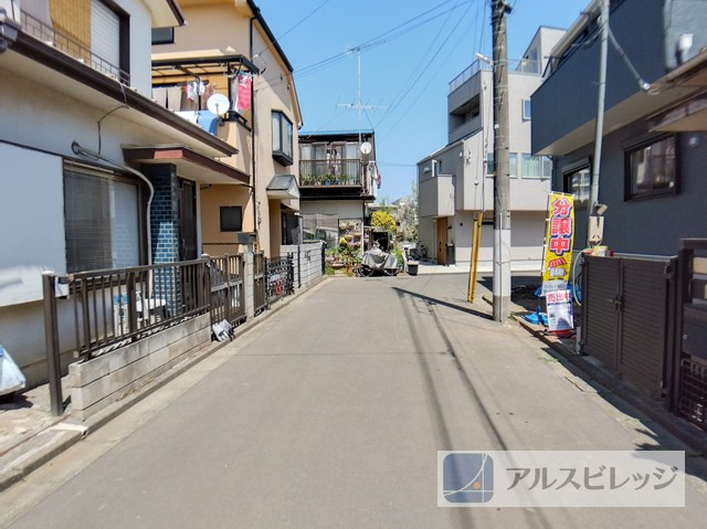 新築/立川市砂川町２丁目の前面道路含む現地写真