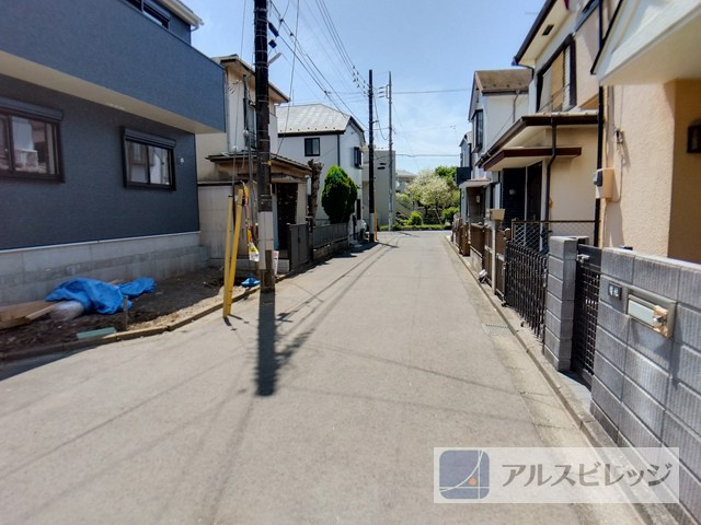 新築/立川市砂川町２丁目の前面道路含む現地写真