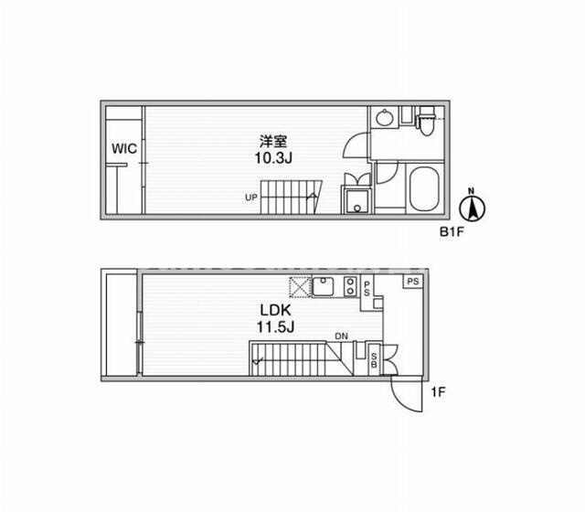 ルクレ自由が丘の間取り