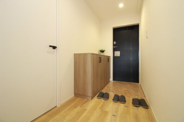 エスポアクレメント安城桜町南棟の玄関