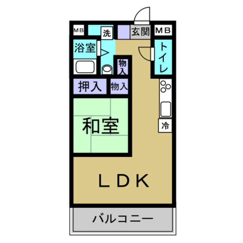 ライトクロト半田の間取り