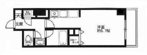 ＨＦ駒沢公園レジデンスＴＯＷＥＲの間取り| 
