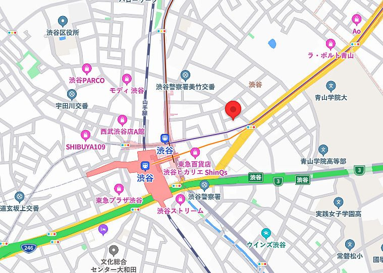 GSハイム宮益坂の地図