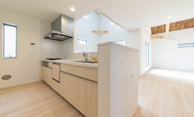 【キッチン】 | 茅ヶ崎市小和田1丁目 新築戸建 全2棟