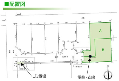 【区画図】 | 茅ヶ崎市小和田1丁目 新築戸建 全2棟