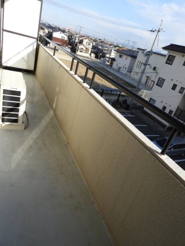 レコルト福田Ⅰのバルコニー