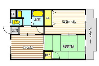 マンションサエイの間取り