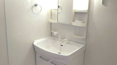 【洗面所】 | ディアコート駒生 Ａ | 洗面所