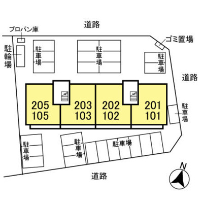 【区画図】 | パルティール･ハイツ