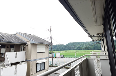 【バルコニー】 | セジュール・砥上 Ｂ | バルコニーからの眺望