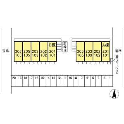 【区画図】 | イシジン Ｂ