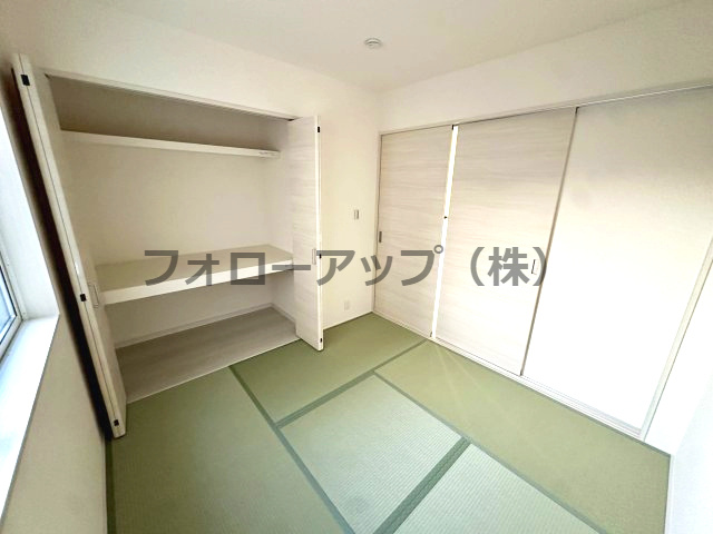 岸和田上町３期2号棟の和室|和室があれば、来客や子供用のスペースとして活躍します