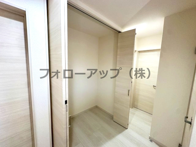 岸和田上町３期2号棟の収納|収納のためのスペースです