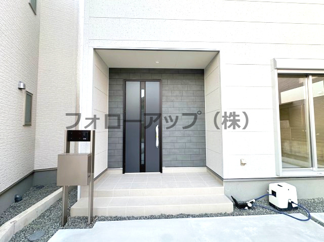 岸和田上町３期2号棟のエントランス