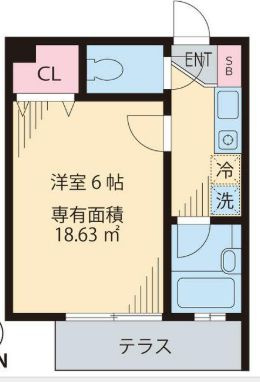 メゾン　ブランの間取り|間取り図☆