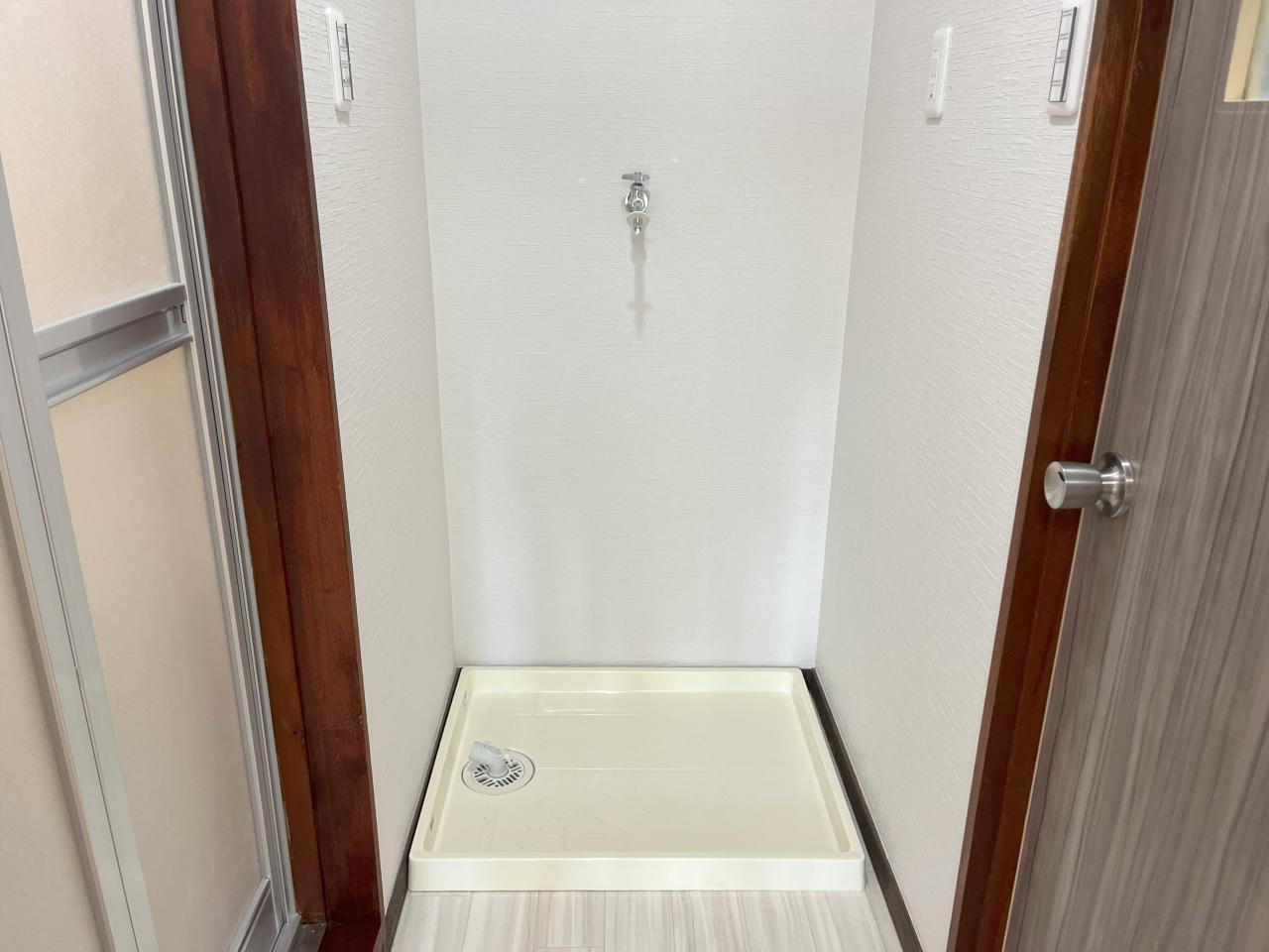 スカイラーク蕨のランドリースペース|洗濯機置き場です