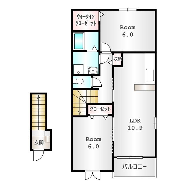 プレジールの間取り|当社、チルホームのHPもご覧ください(^^)/物件情報多数♪
