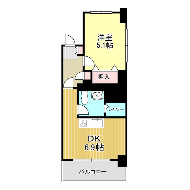 アーバンステージ豊田の間取り