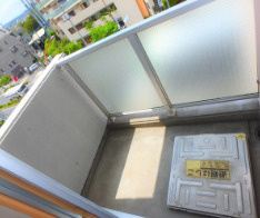 レスポワール・多摩川のバルコニー