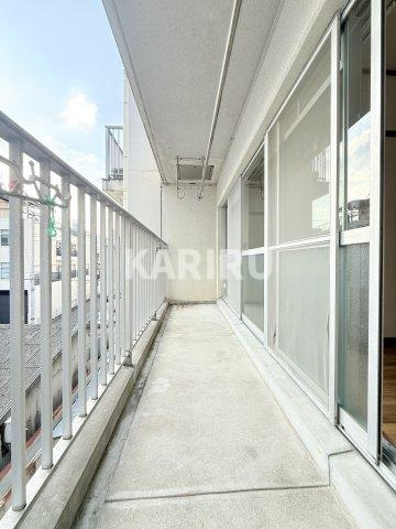 都マンション鶴橋のバルコニー