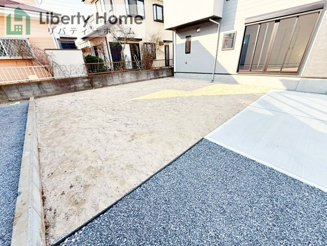 取手市戸頭17期　新築戸建　1号棟の庭
