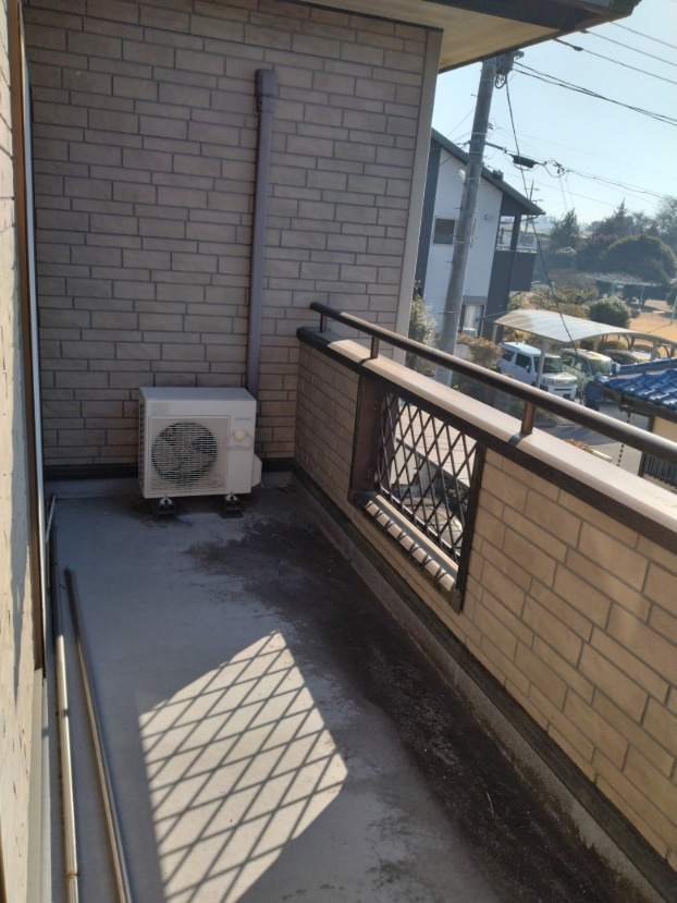 宇都宮市下田原町　戸建てのバルコニー