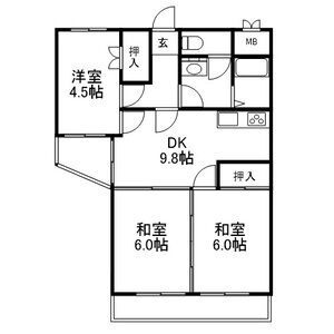 【間取り】 | サンライズビル