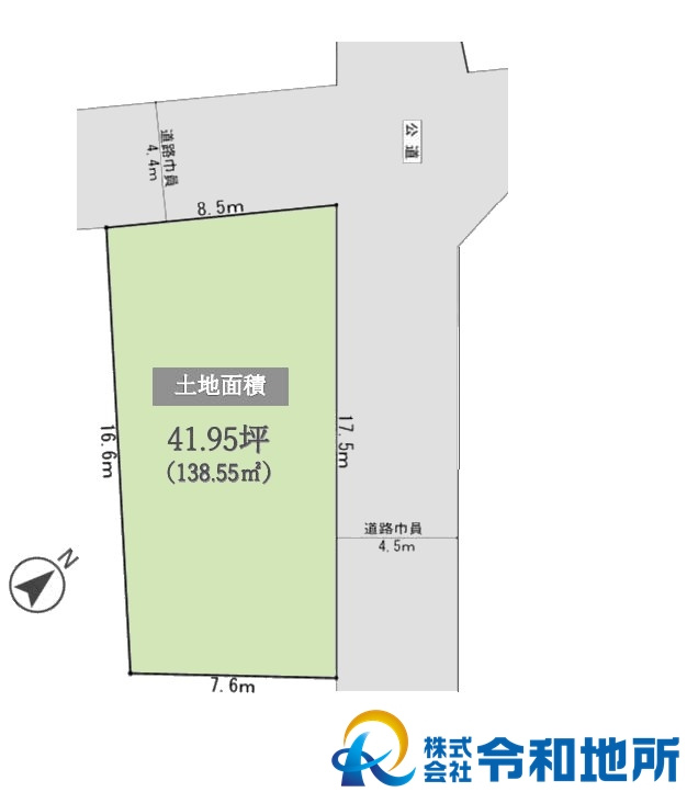 売地　高座郡寒川町一之宮1丁目の土地図