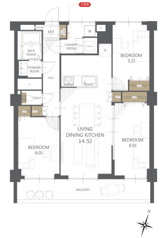 覚王山田代コーポラスＢ棟の画像