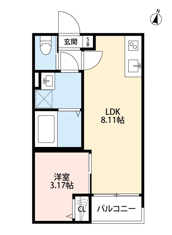 グランシャレー西綾瀬の間取り
