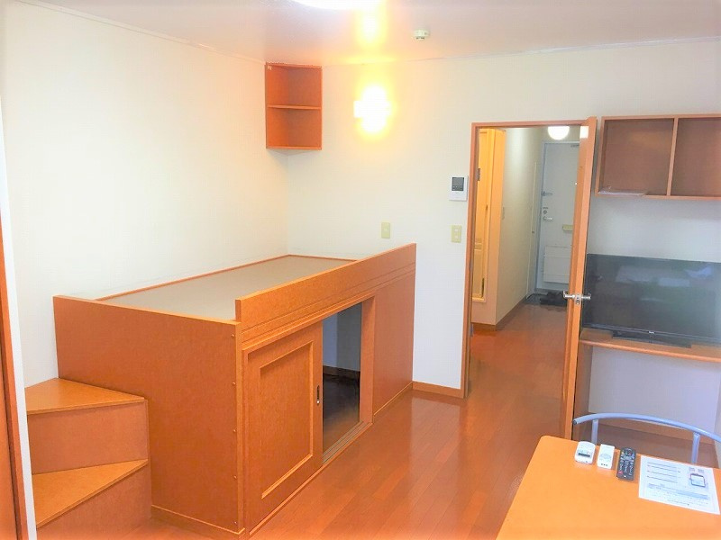 レオパレス土浦Dの居間・リビング