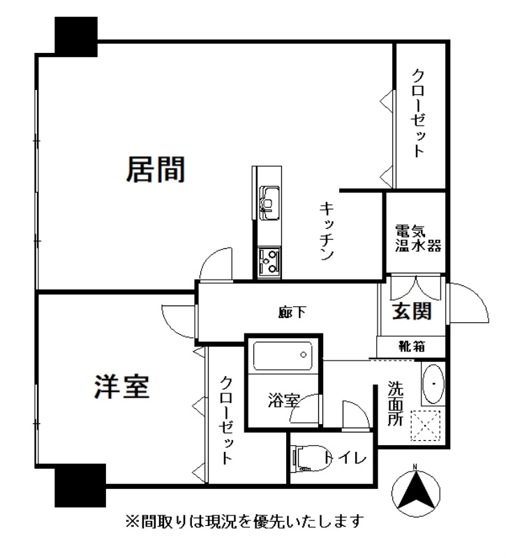 南16条ビルの間取り