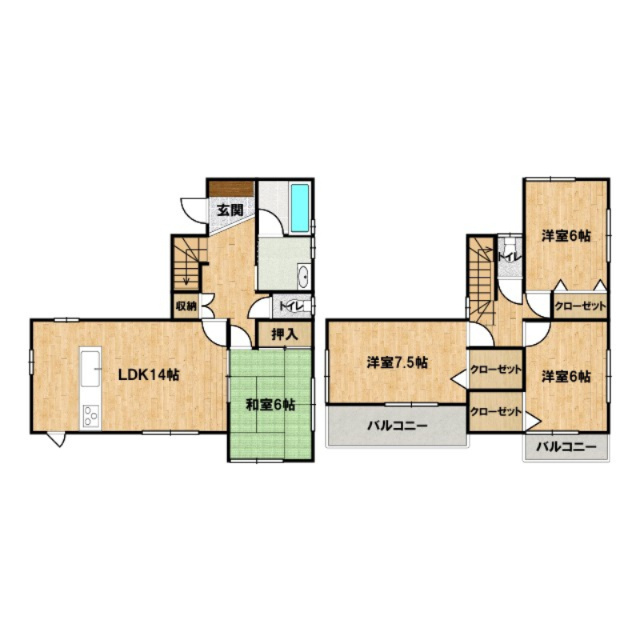 中古戸建　剣崎町の間取り|2026.5月リフォーム予定