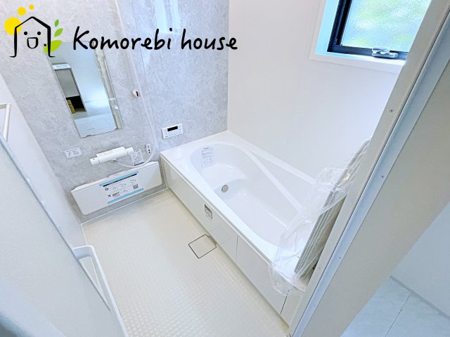 北本市西高尾　新築一戸建て　リーブルガーデン　01の浴室|26.5.30　撮影済み