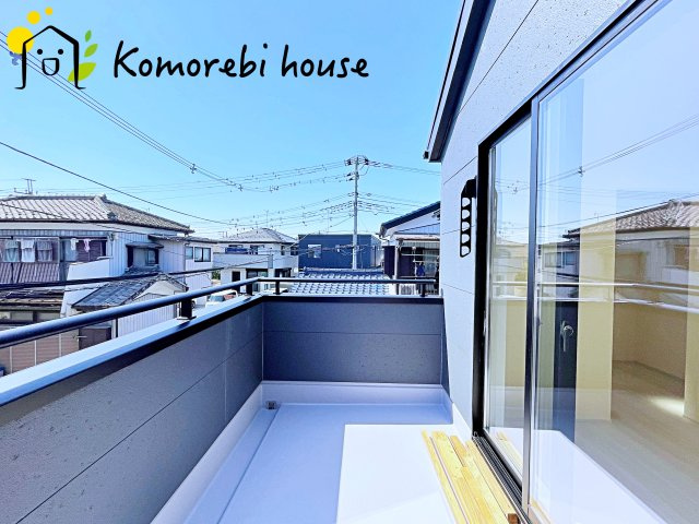 北本市西高尾　新築一戸建て　リーブルガーデン　01のバルコニー|26.5.30　撮影済み