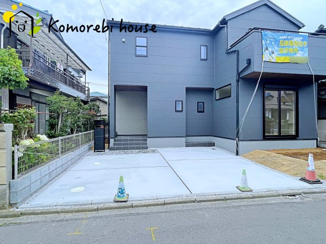 北本市西高尾　新築一戸建て　リーブルガーデン　01の駐車場|26.5.30　撮影済み