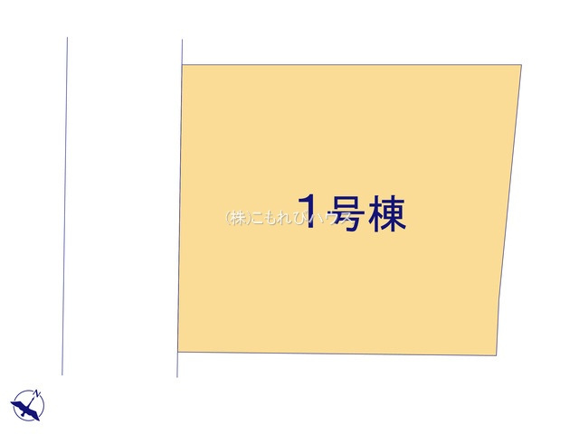 北本市西高尾　新築一戸建て　リーブルガーデン　01の区画図|1号棟