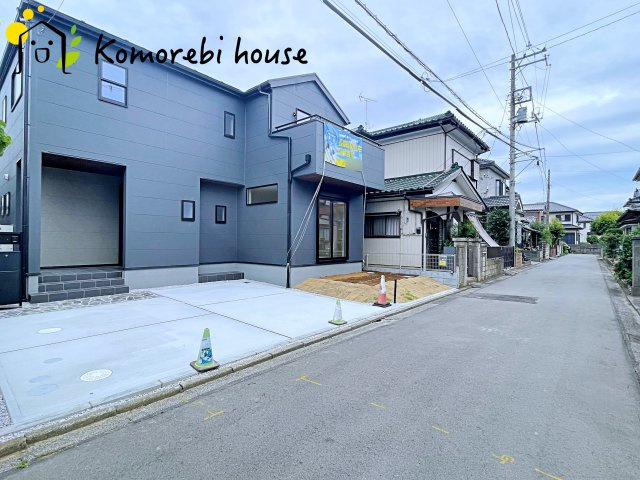 北本市西高尾　新築一戸建て　リーブルガーデン　01の前面道路含む現地写真|26.5.30　撮影済み