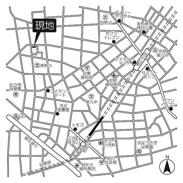 ＲＥＳＴＡ目黒の地図