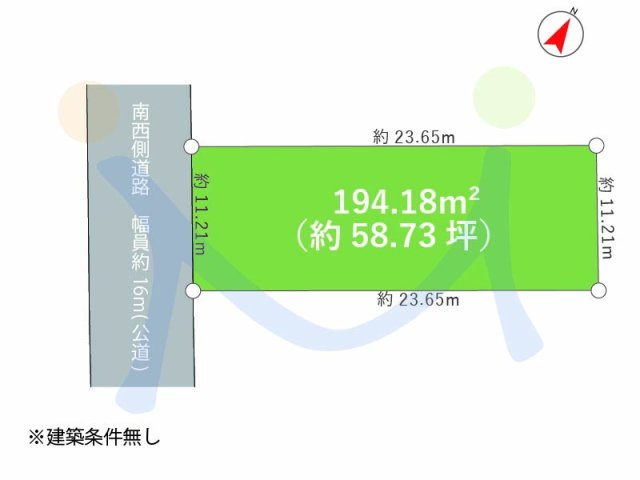 新潟市中央区信濃町の区画図