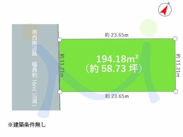 新潟市中央区信濃町の区画図