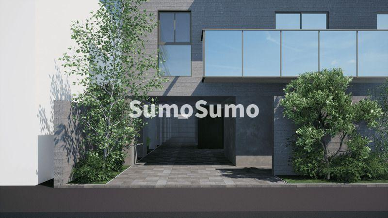 Reframe 5 学芸大学のエントランス|建物の内部です