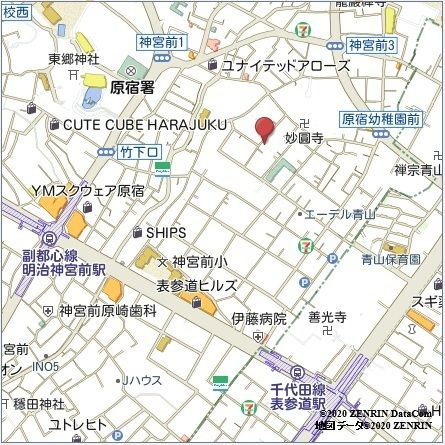 PASEO神宮前の地図