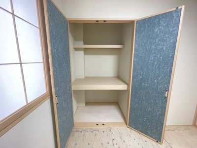 【収納】 | 沖縄市知花（全3棟）A号棟 | A号棟　和室4.5帖＋収納付き♪