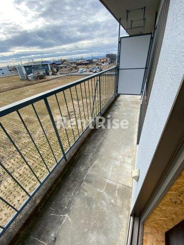 プチ桜のバルコニー