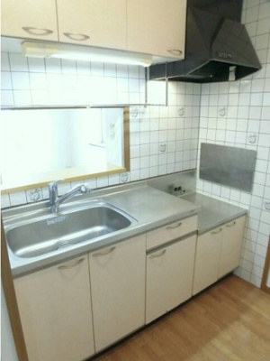 【キッチン】 | さくらハイツＡ | お料理しやすいキッチンです