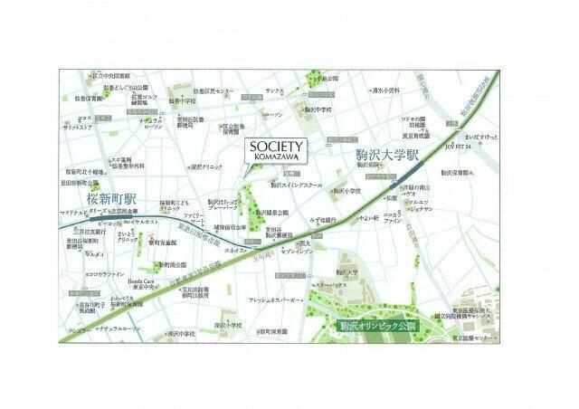 ＳＯＣＩＥＴＹ　ＫＯＭＡＺＡＷＡの地図