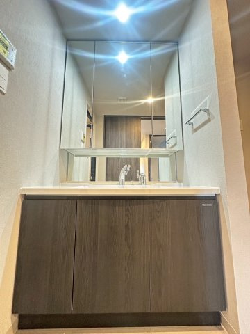 S-RESIDENCE百道aureateの独立洗面台